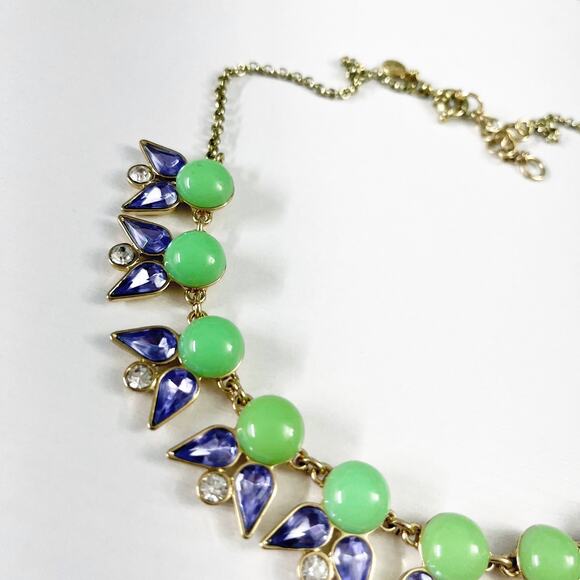 J. Crew Mint & Lavender Statement Necklace - Picture 6 of 8